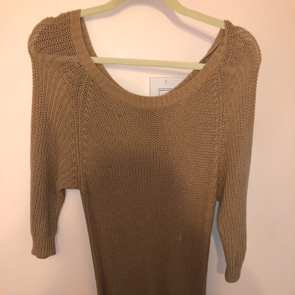 Camel sweater dress from Nordstrom